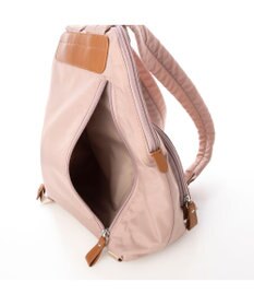 LA BAGAGERIE ナイロン×リサイクルレザー　ミニリュック