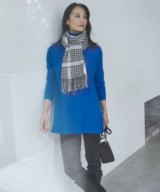 ICB コンビネーションチェックカシミヤ ストール