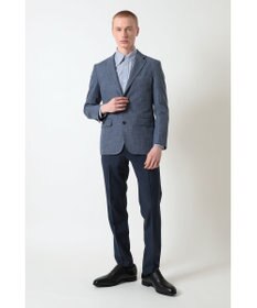 DAKS ウールコットンダークブルージャケット