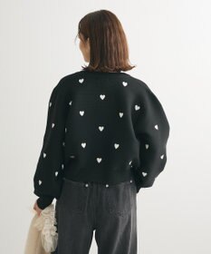 Green Parks ・ｓｗｉｎｇ　ｂｙ　ハート刺繍ニットカーディガン