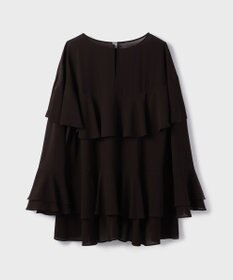 GRACE CONTINENTAL シフォンフリルブラウス