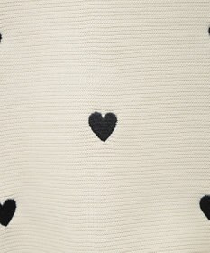 Green Parks ・ｓｗｉｎｇ　ｂｙ　ハート刺繍ニットカーディガン