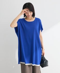 Green Parks 接触冷感ゆったりニットチュニック