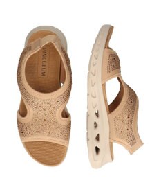 Bridget Birkin 【VINCULUM】フレックスソールビジューサンダル