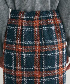 Green Parks ・ＳＵＧＡＲ　ＳＰＯＯＮ　チェックフリンジスカート