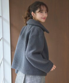 Feroux リバーシブル ムートンボアコート