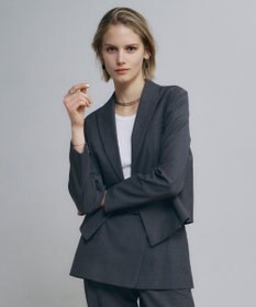 ICB 【接触冷感・UVケア・撥水・洗える】LooseWeave クロップドジャケット