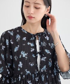 earth music&ecology アソートラッフルブラウス
