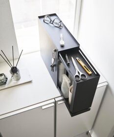 tower 隠せる引き出し収納 タワー ブラック