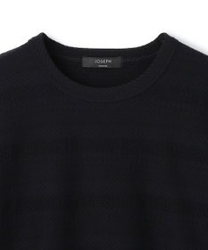 JOSEPH HOMME 【新柄 / 新素材】ジャガードボーダー　クルーネックTシャツ