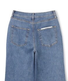 UNFILO 【UNFILO DENIM】撥水ストレッチ ワイドストレートデニム