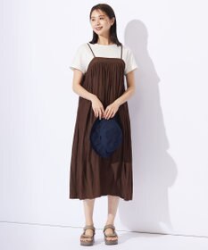 J.PRESS LADIES 【WEB限定・洗える】キャミワンピース カットソー ツインセット