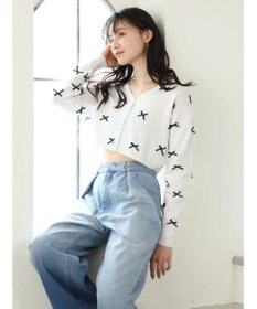 Green Parks ・ＡＮＤ　ＳＥＡＲＣＨ　メニーリボンカーディガン