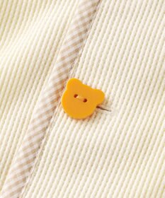 MIKI HOUSE HOT BISCUITS 【70-90cm】 顔ドン ワッフル素材 おでかけポンチョ