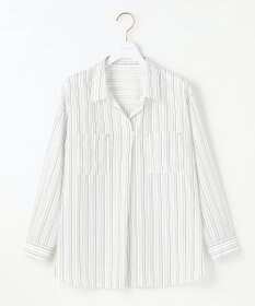 ANY SIS 【洗える】トロミシャツカラー ブラウス