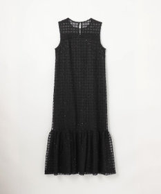 GRACE CONTINENTAL チュールチェックワンピース