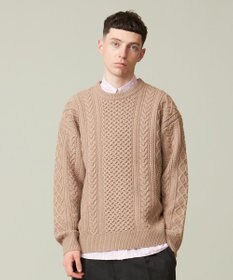J.PRESS YORK STREET 【UNISEX】アランケーブルニット