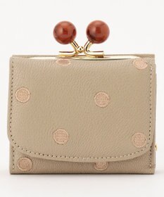 UNBILLION perche アクリル玉三つ折りミニサイフ