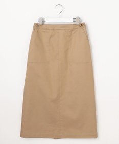 J.PRESS LADIES L 【WEB限定カラーあり】TCシャンブレーサテンST ナロー スカート