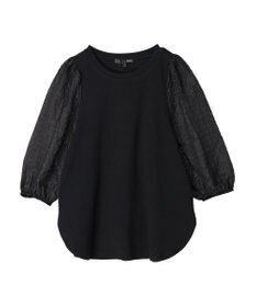 Green Parks ・ＳＵＧＡＲ　ＳＰＯＯＮ　シャーリング袖プルオーバー