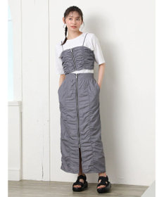 Green Parks ・ＥＬＥＮＣＡＲＥ　ＤＵＥ　シャーリングＷーＺＩＰスカート