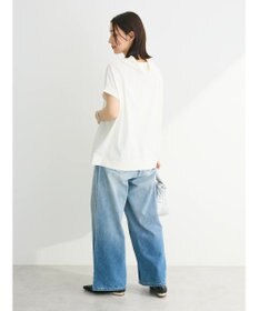 Green Parks フレンチスリーブ抜け襟カットプルオーバー