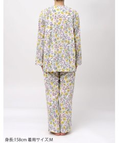 Wing パジャマ 綿100%(本体) 天竺素材 長袖 長ズボン レディース EP8040 ウイング／ワコール