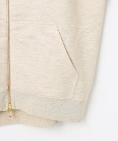 ANY L ラメダンボールダブルジップパーカー