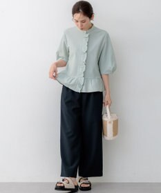 組曲 S 【先行予約・WEB限定】ツイルジャージーフリル カットソー