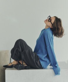 YECCA VECCA ダメージルーズニット