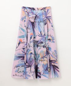 GRACE CONTINENTAL リゾートリーフプリントスカート