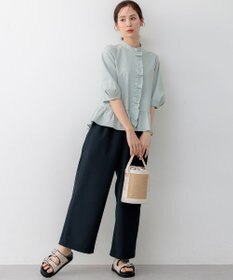 組曲 S 【先行予約・WEB限定】ツイルジャージーフリル カットソー