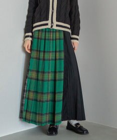 AMERICAN HOLIC シャギーチェックプリーツスカート