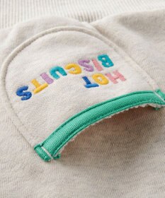 MIKI HOUSE HOT BISCUITS 【80-120cm】マルチカラー 裏毛パイルベスト