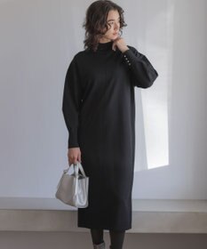 組曲 【WEB限定】スムースストレッチニット ワンピース