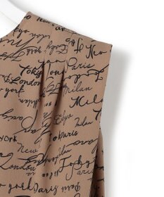 ICB 【30th ANNIVERSARY】5cityプリント ノースリーブワンピース