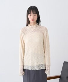 earth music&ecology 【吸湿発熱】あったかフェミニンインナー（ハイネック）