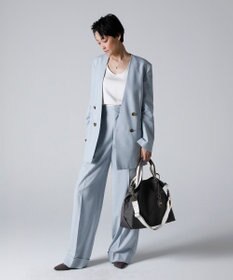 TOPKAPI 【TREASURE TOPKAPI】ストライプハンドル ナイロン 2way トートバッグ A4対応