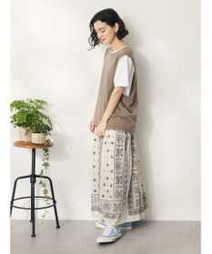 CRAFT STANDARD BOUTIQUE ＳＥＴ　カットプルオーバー＋ニットベスト