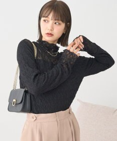 earth music&ecology 【吸湿発熱】あったかフェミニンインナー（ハイネック）