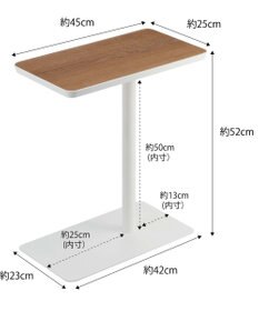 tower 差し込みサイドテーブル タワー ホワイト