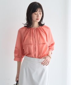 YECCA VECCA タックスリーブシアーシャツ