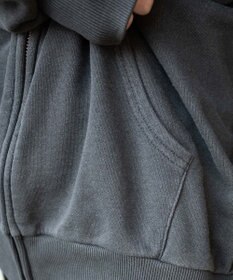 WEGO ヴィンテージウォッシュパッチワークBIGZIPパーカー