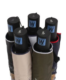 MOONBAT 【自動開閉】POLO RALPH LAUREN 遮光 晴雨兼用 折りたたみ日傘 無地 ポロベア