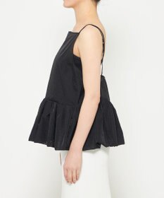 uncrave シアー オーガンジー ペプラム トップス