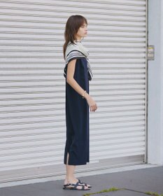 uncrave クールタッチツイル ノースリーブワンピース
