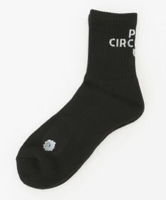 PW CIRCULUS 【MEN】【土踏まずをサポート】ロゴ ミドルソックス