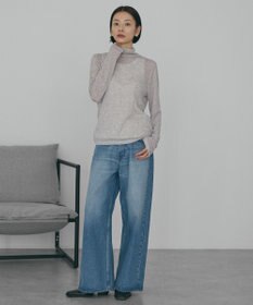 AMERICAN HOLIC シアーテレコタートルネックプルオーバー