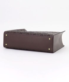 自由区 【カタログ掲載・巾着袋付き・A4サイズ収納可】パンチングレース トート