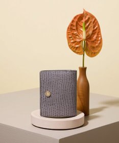 TOPKAPI 【TOPKAPI】イタリアンレザー リザード型押し 二つ折り 財布 LUCIA ルチア